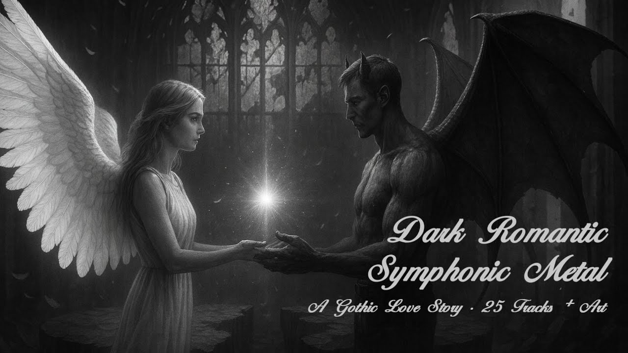 🕯️ Dark Romantic Metal Album – Full Visual Journey (A Gothic Love Story • 25 Tracks + Art)