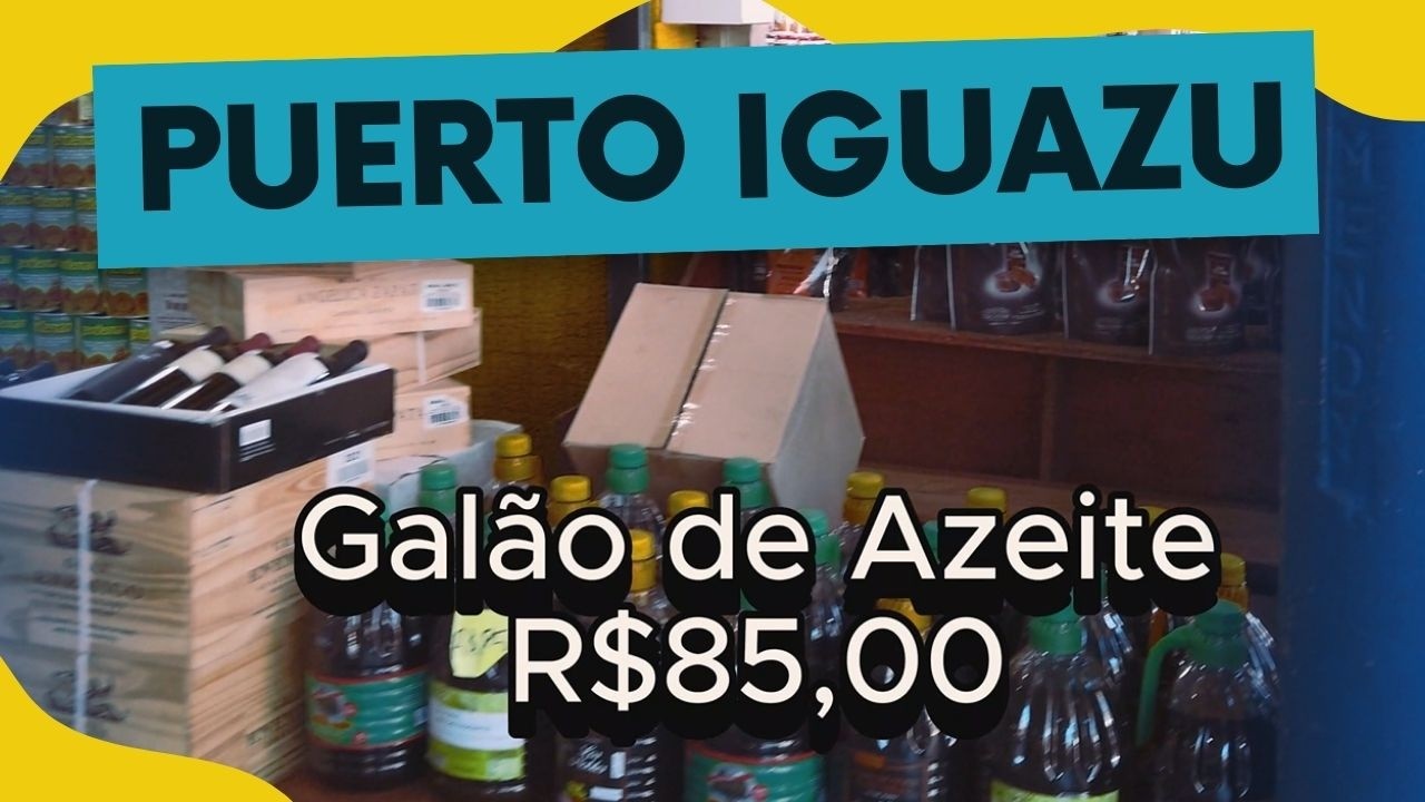 Como é feirinha de Puerto Iguazú?  Passeio de um dia pela cidade em 4K