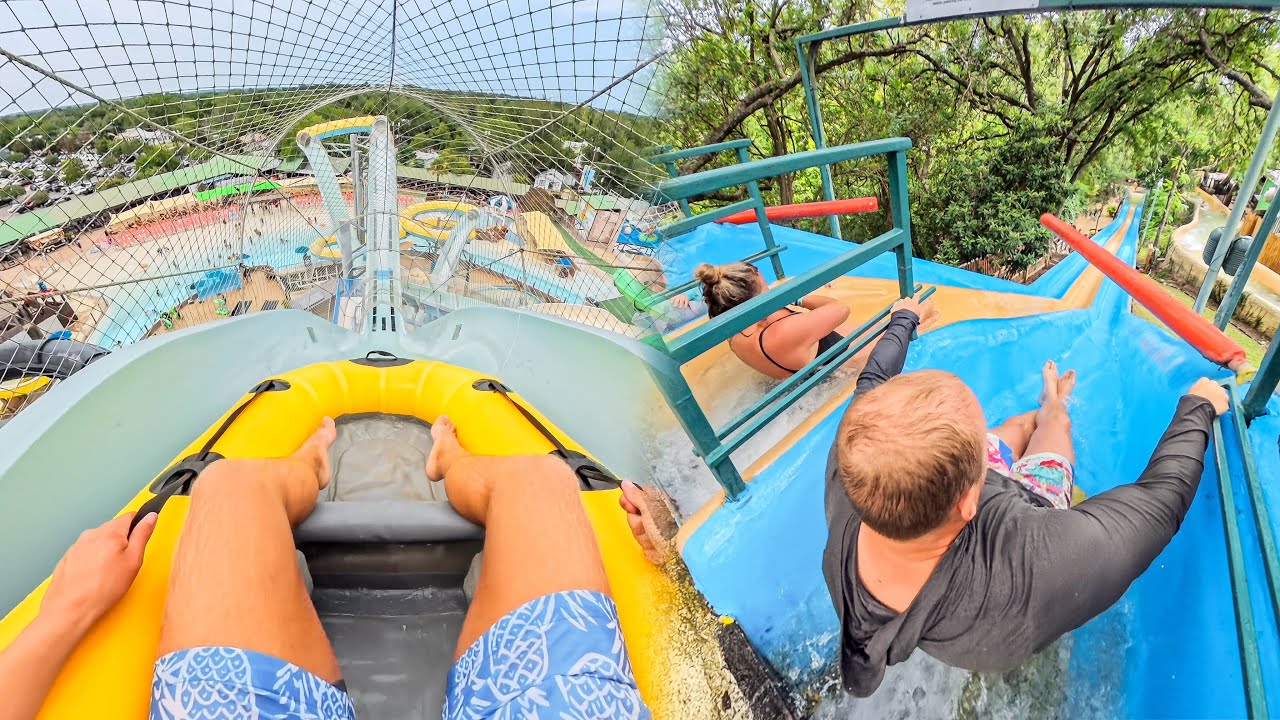 “The World’s BEST Waterpark” - Riding EVERY Slide at Schlitterbahn New Braunfels