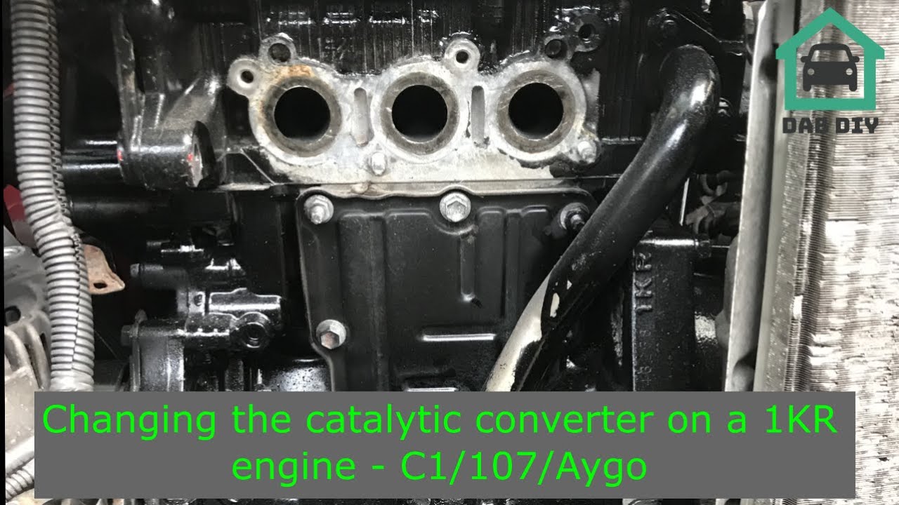 C1/107/Aygo - Fitting a new catalytic converter