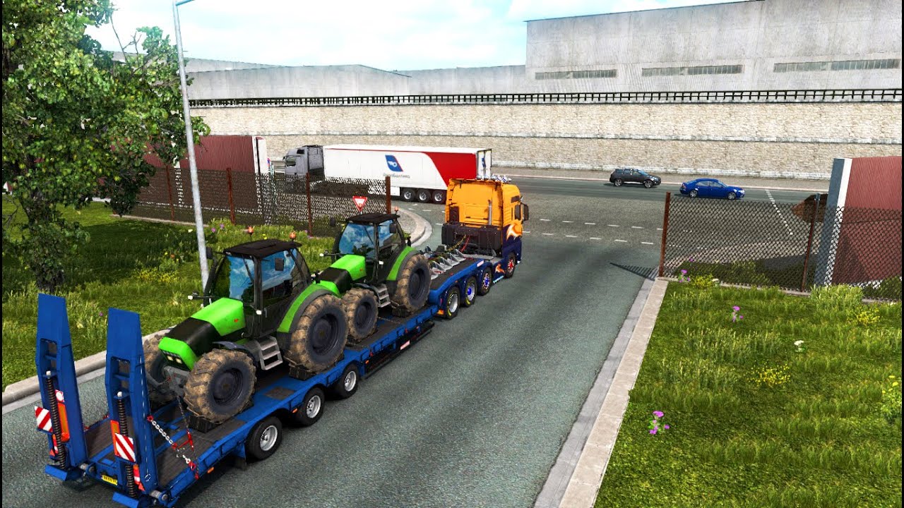 MAN TGX Euro 6 | Tractors Delivery | Euro Truck Simulator 2 | ETS 2 HD
