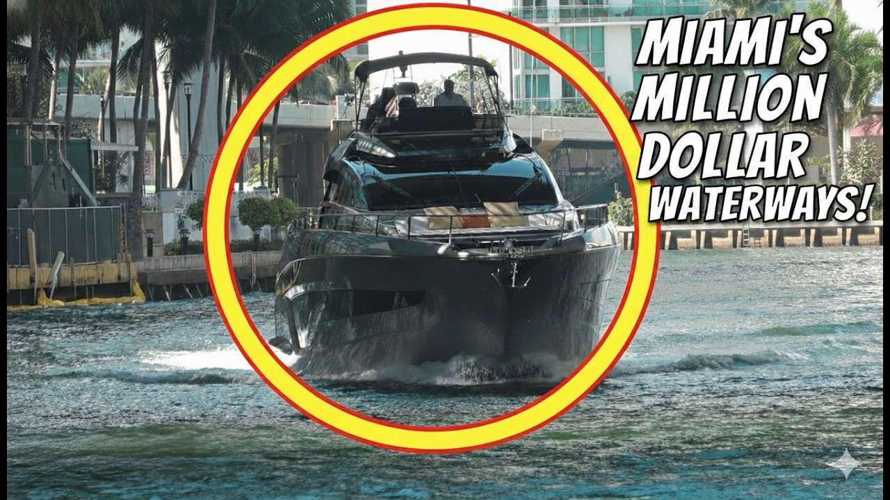 MIAMI’S MILLION DOLLAR WATERWAYS! Luxury Yachts & Exotic Boats in Action