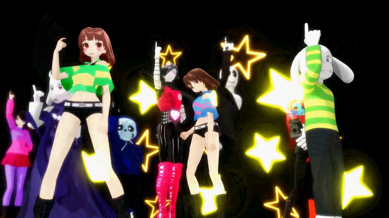 【MMD-Undertale】One Two Three [Undertale AU]