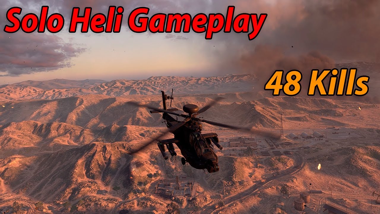 Blackwell Fields Solo Attack Heli Gameplay | Battlefield 6