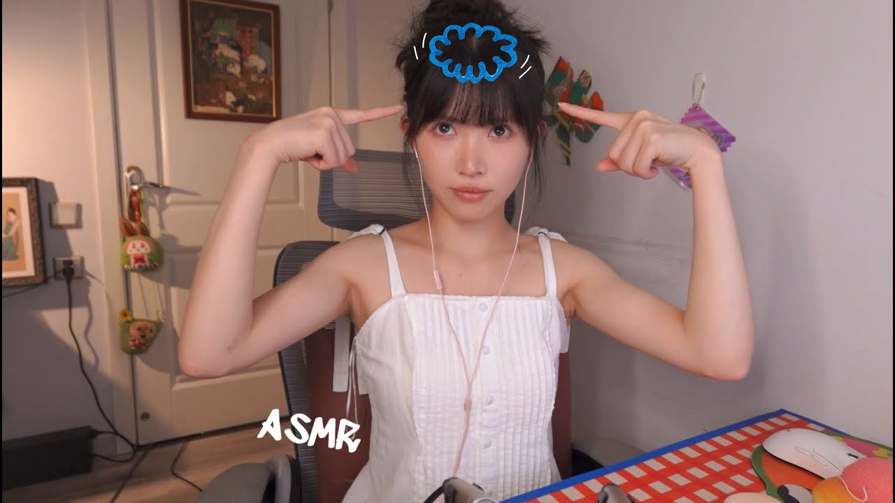 ASMR集中觸發大腦中部和後腦勺的聲音Concentrate on the brain & back of the head(捶背按摩)