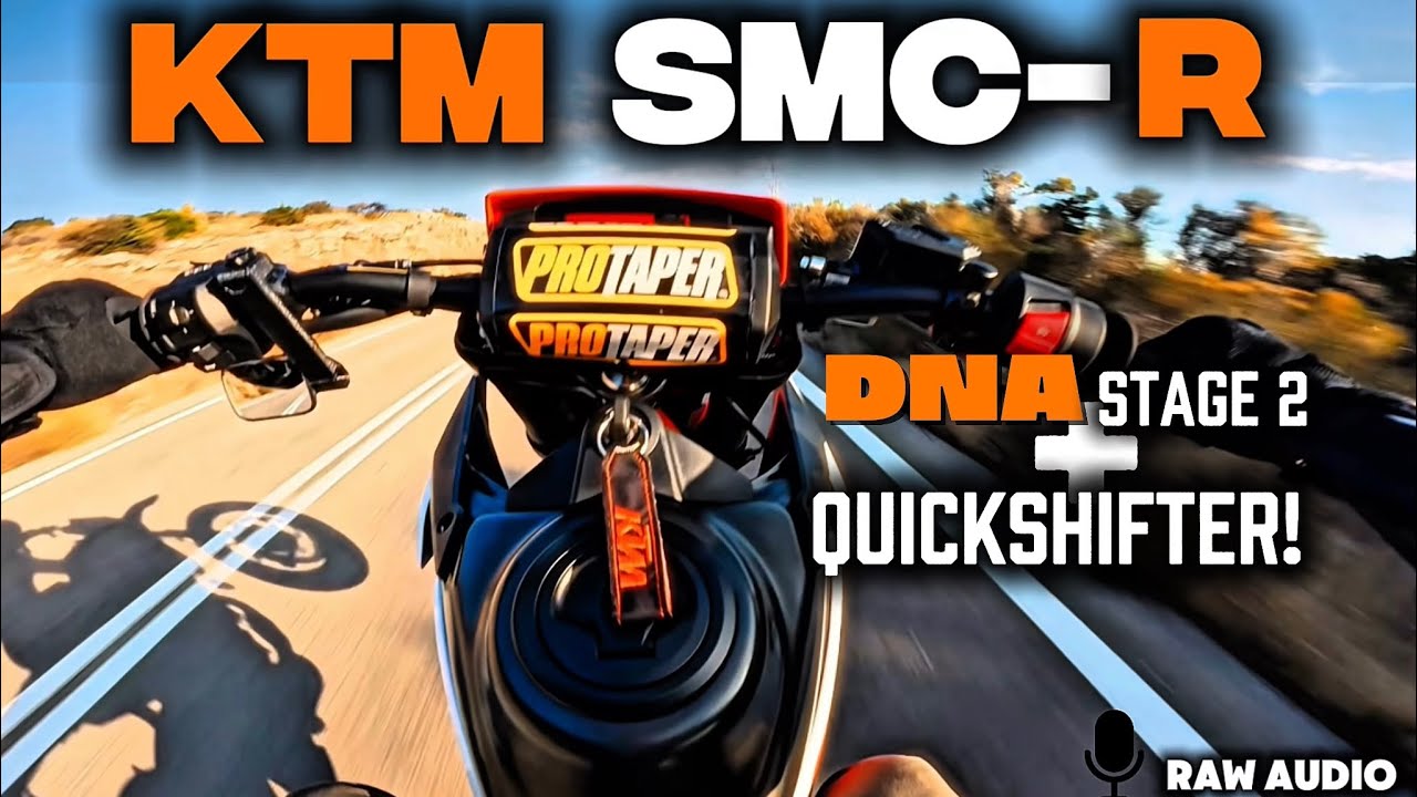 POV: 2025 KTM 390 SMC-R w/Stage 2 DNA Filter & Quick-shifter | Raw Sound