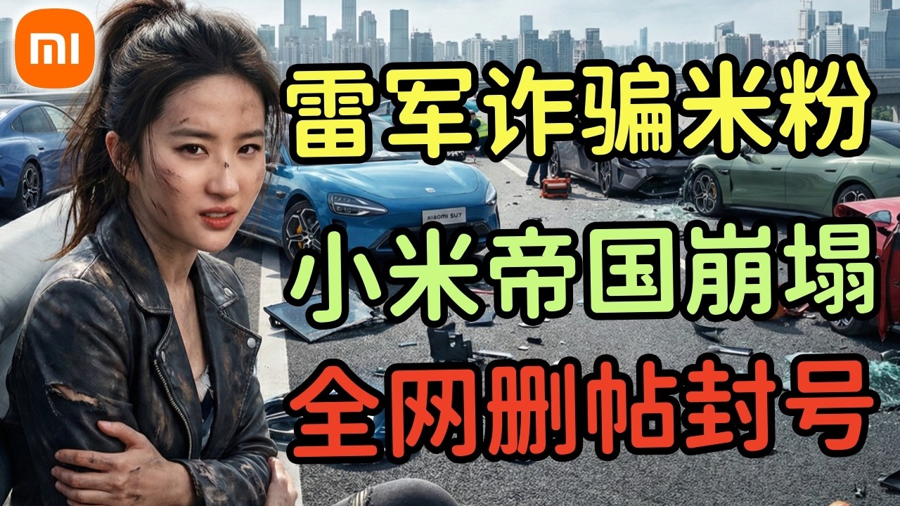 雷军骗局彻底爆雷！小米崩盘！经销商哭了，小米车主集体爆发，从“米粉”到“米黑”只需一秒：洗衣机自爆、电视骗保，小米质量到底有多烂？#小米#雷军