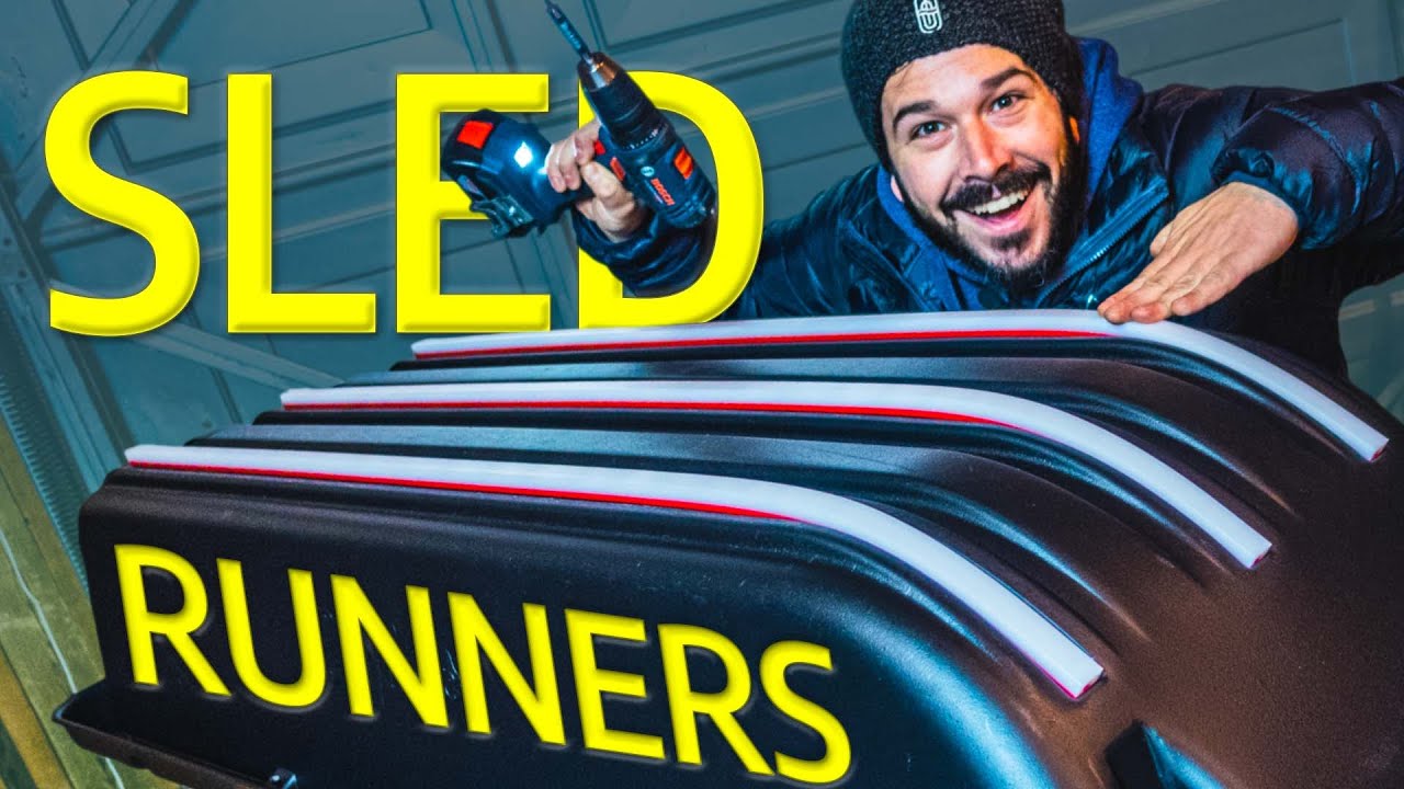 How to install sled runners on a Pelican ice fishing sled
