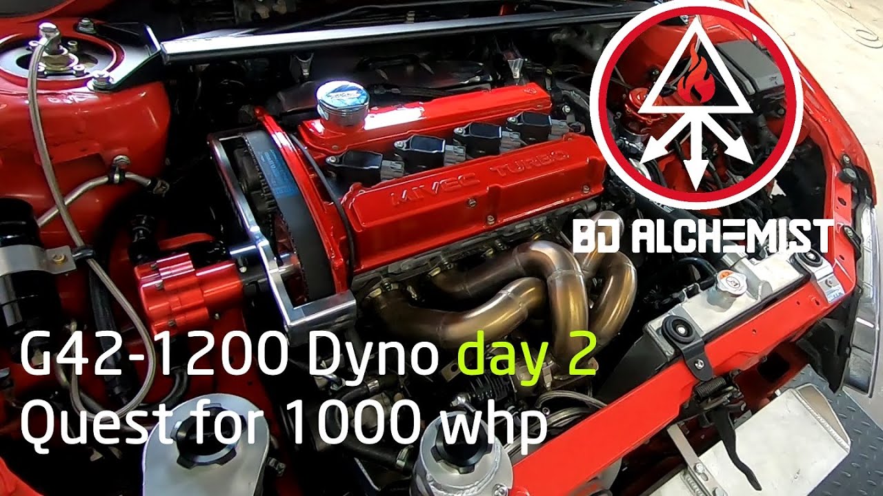 Garrett g42-1200 dyno day 2 quest for 1000whp