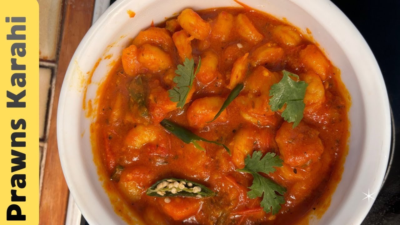 Prawns Karahi Recipe // Sea Food #prawncurry #prawnskarahi give me