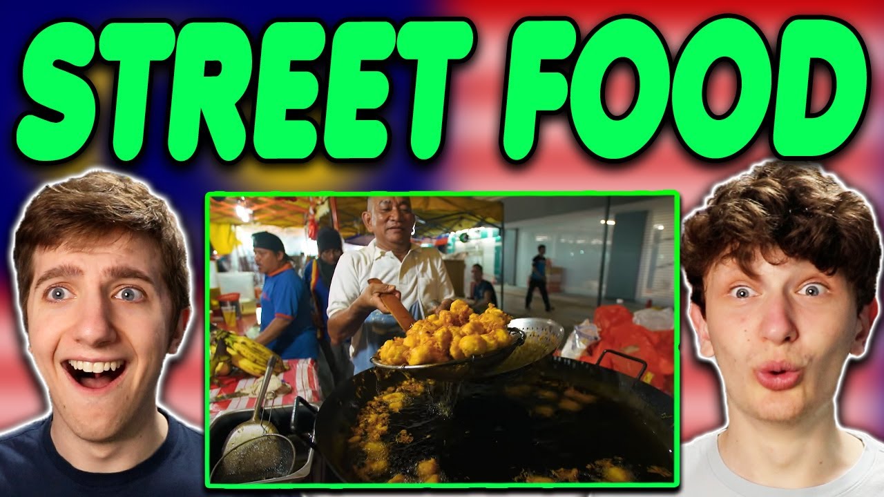 Americans React To Malaysian Street Food! (Best Ever Food Review Show)