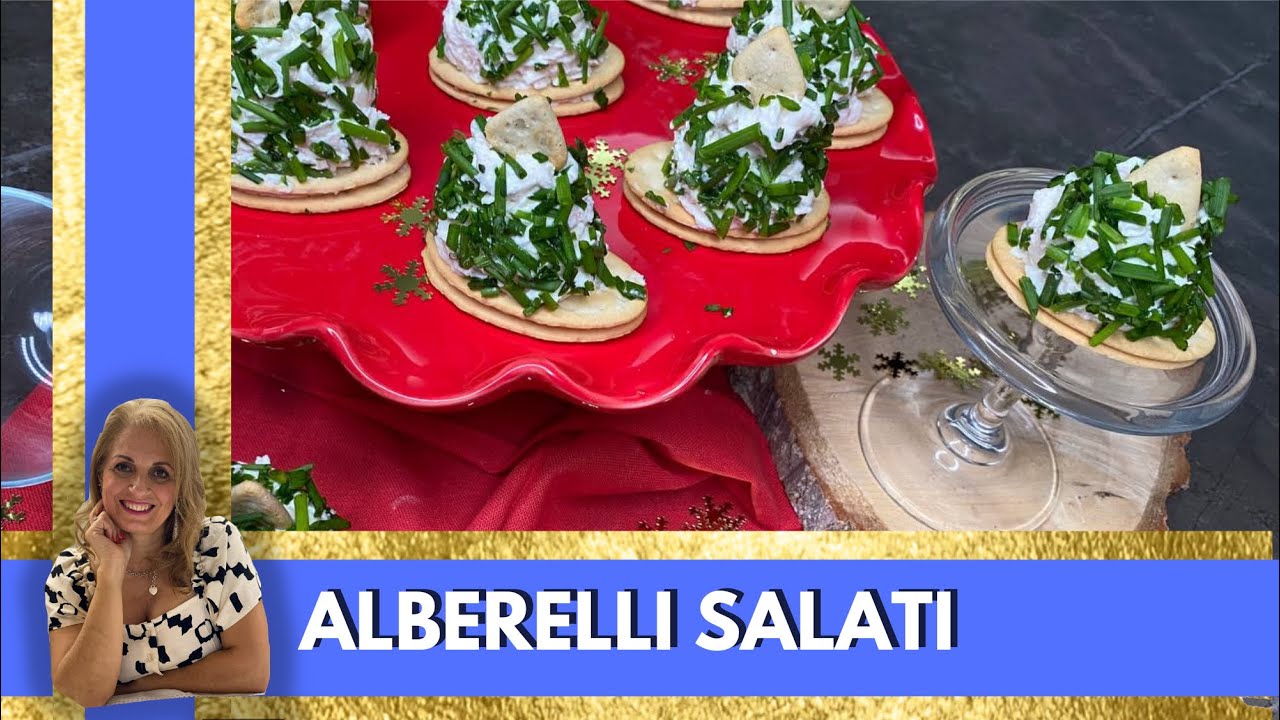 ALBERELLI SALATI-ANTIPASTO PER LE FESTE NATALIZIE/Cheese appetizers for the Christmas holidays