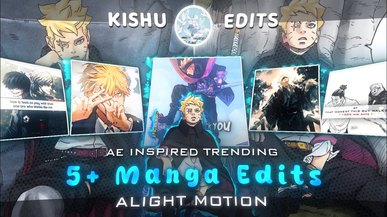 TOP 5+ ANIME MANGA TRENDING PRESET G-DRIVE ⚜️ XML+ AUDIO📍#alightmotionpresetedit #manga @K1SHUedits