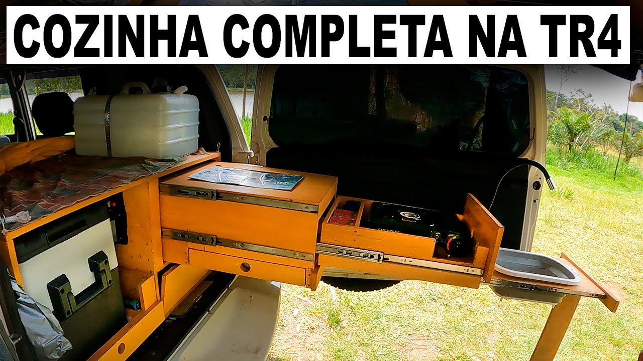 TOUR na TR4 CAMPER OVERLAND com a COZINHA mais COMPLETA do BRASIL