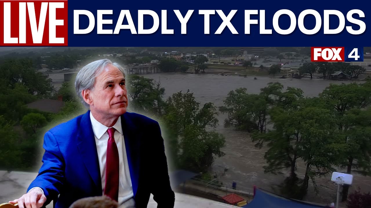 LIVE: Flooding in Texas - Update from Gov. Abbott missing girls | FOX 4 News