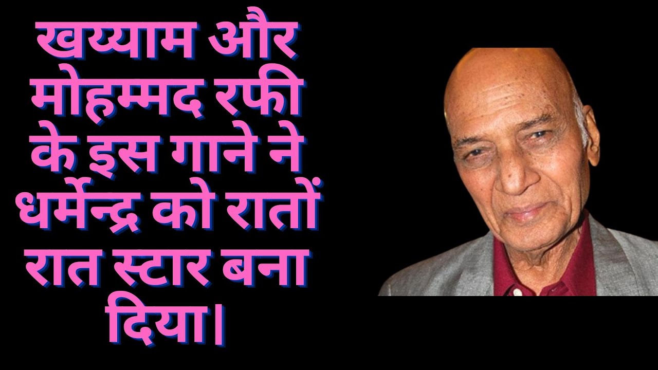 Great Mohd.Rafi and Khayyam create a song which helps Dharmendra to make a mark in film industry.