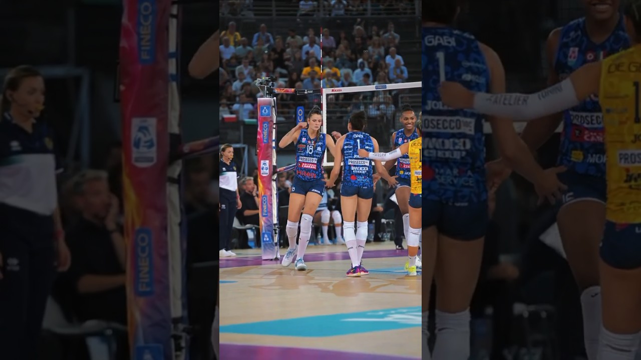 👑 CHIRICHELLA ON FIRE🔥 @proseccodocimococonegliano #Volley #volleyball #volley #spike #slomo #conegliano