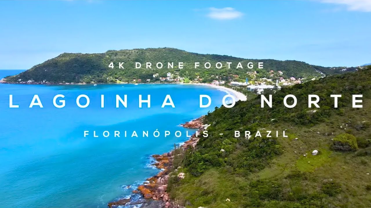 PRAIA DA LAGOINHA DO NORTE Florianópolis SC Cinematic Drone 4K Santa Catarina Floripa