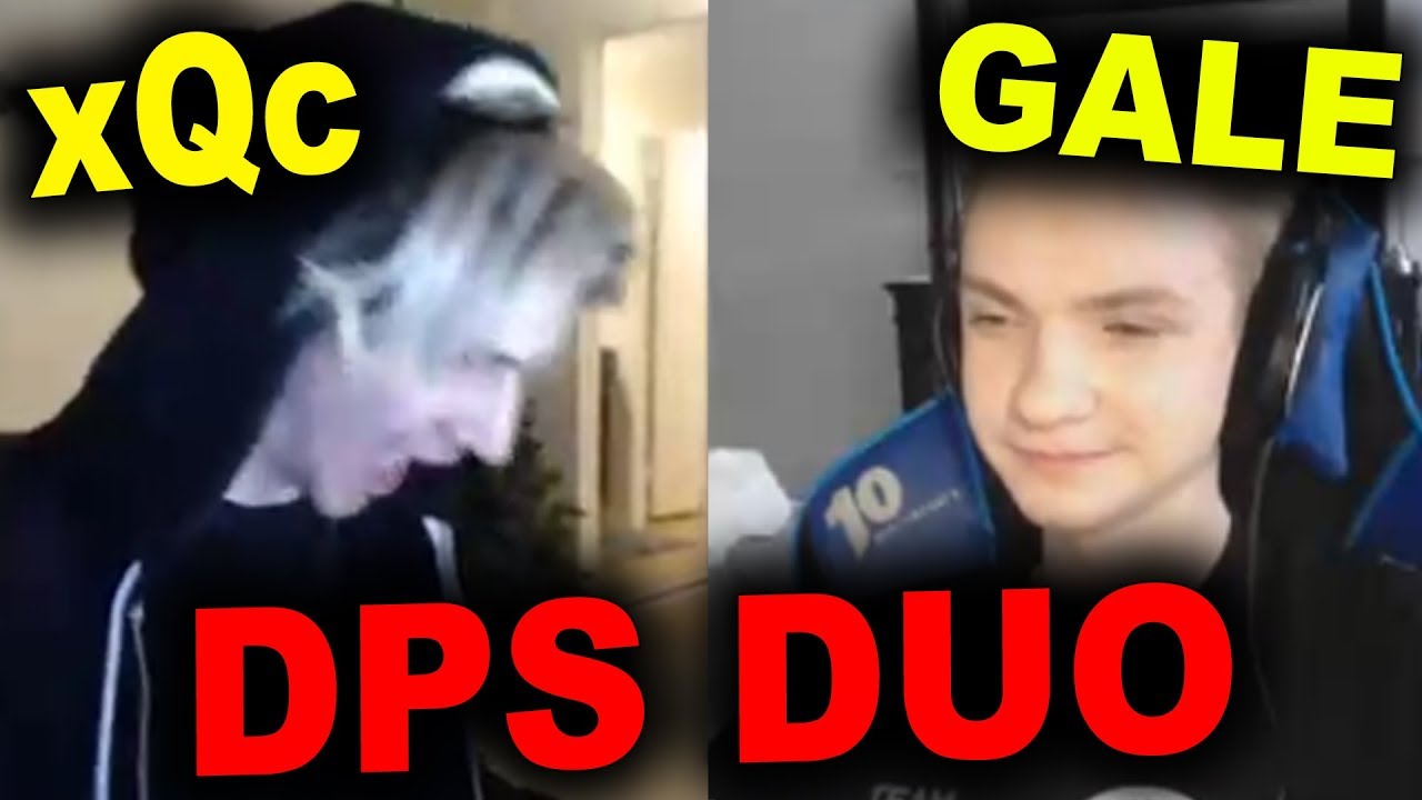 xQc & GaleAdelade DPS DUO (xQc DPS LUL)
