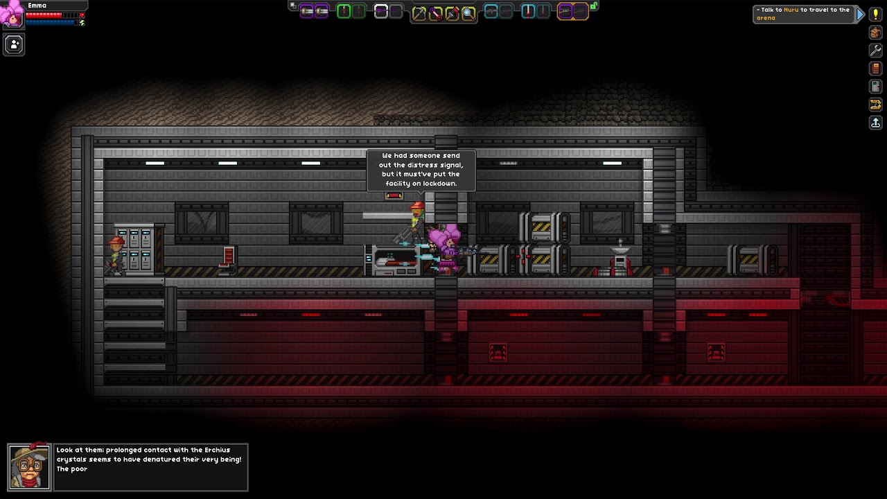 Starbound Speedrun - Human Mission (Erchius Horror) in 3:18