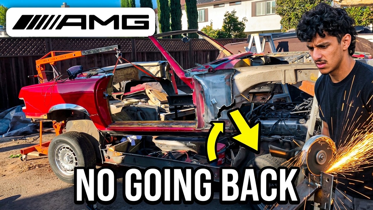 Mercedes 450SL and 55SLK AMG Chassis swap | part 1