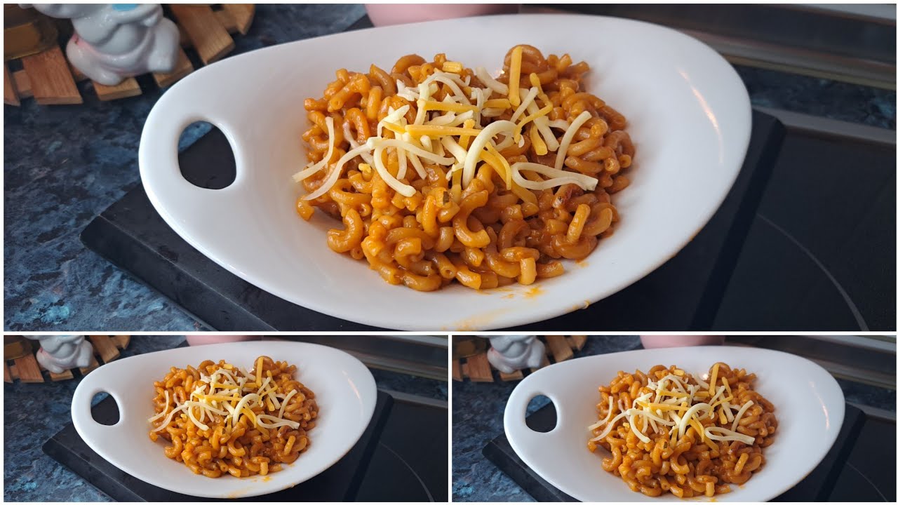 مكرونة سهل وسريعة وجديها في 10 دقائق وبلا متصلقيها  وتتجي واعرة 😋😋😍