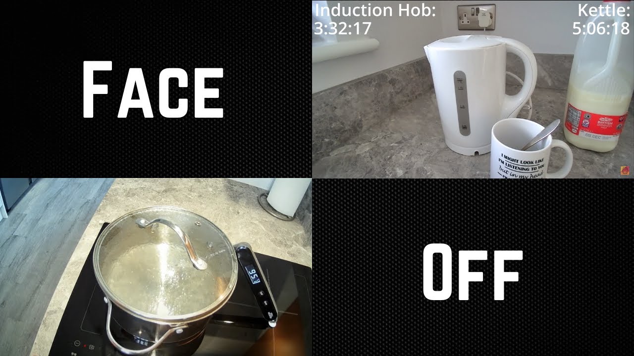 Electric Kettle V.S Induction Hob - Experiment! - Which Boils Water the Fastest?