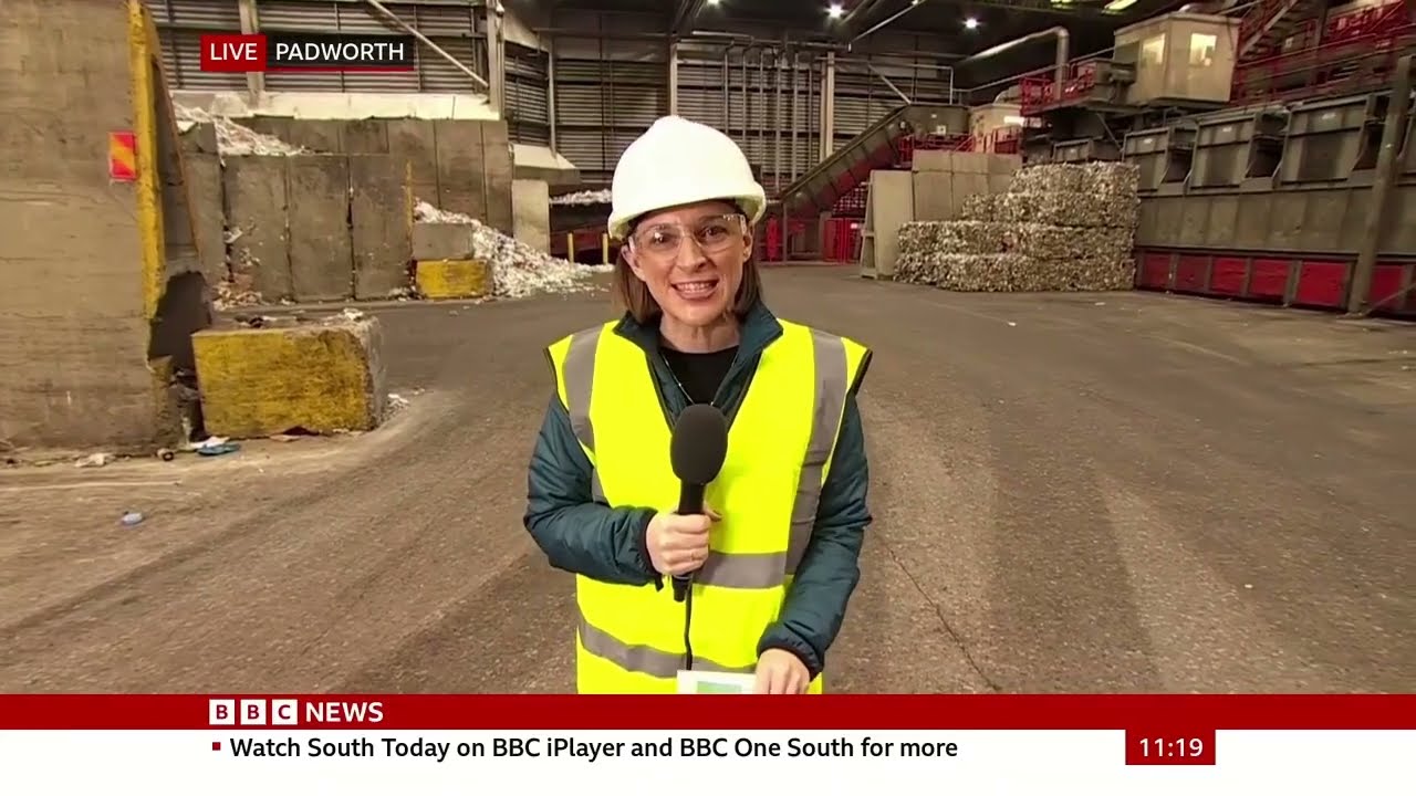 BBC South Today live stream from a waste management facility (25 February 2026)