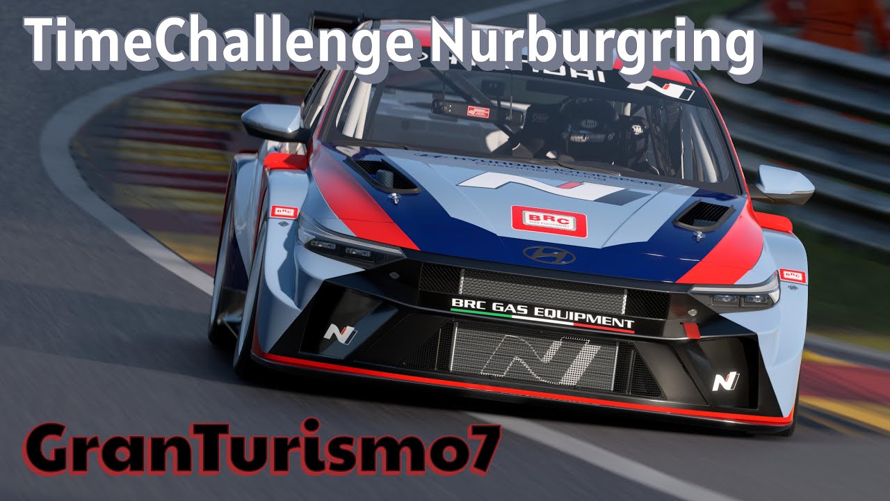 GranTurismo7 Hyundai Elantra N TCR hotlap Nurburgring 24h