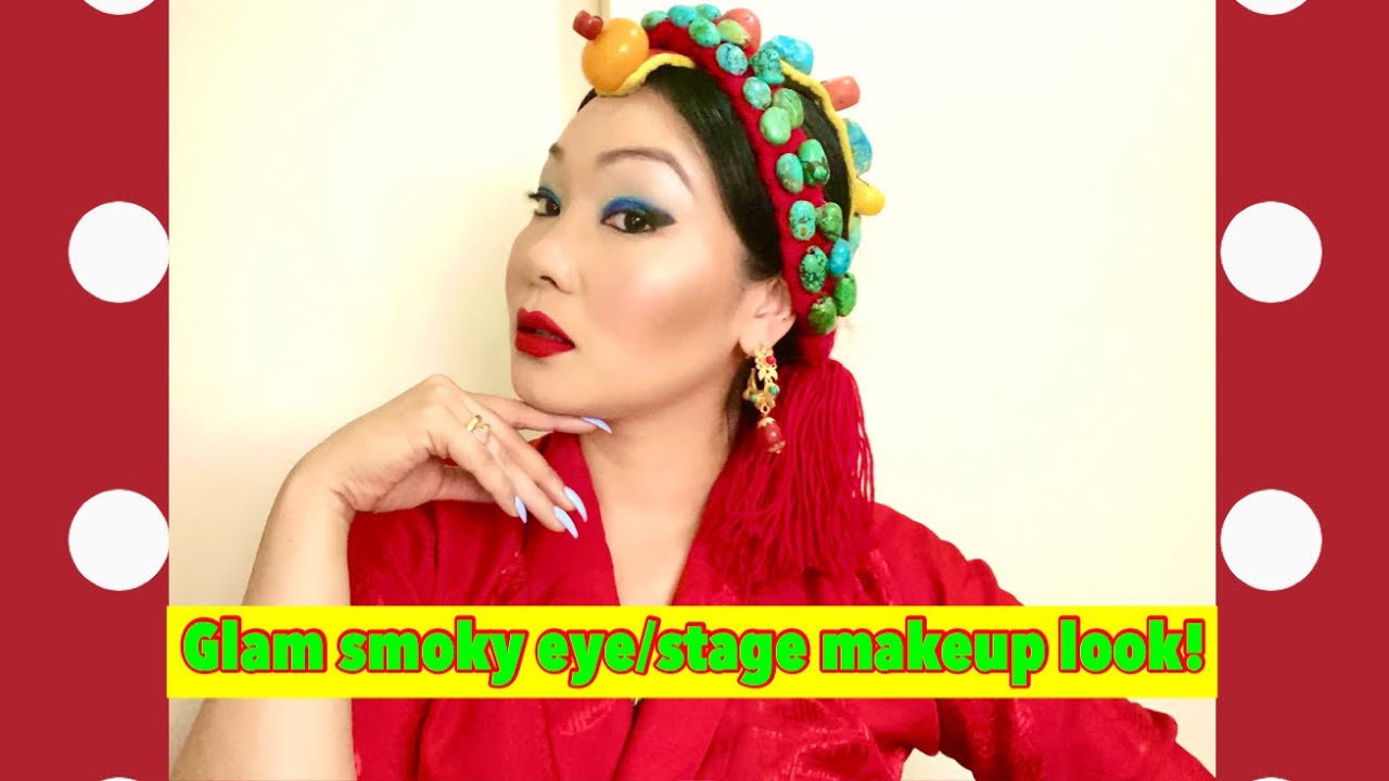 Tenzin Donsel Vlog #19- My Stage Makeup/Glam Smokey Eye Look!