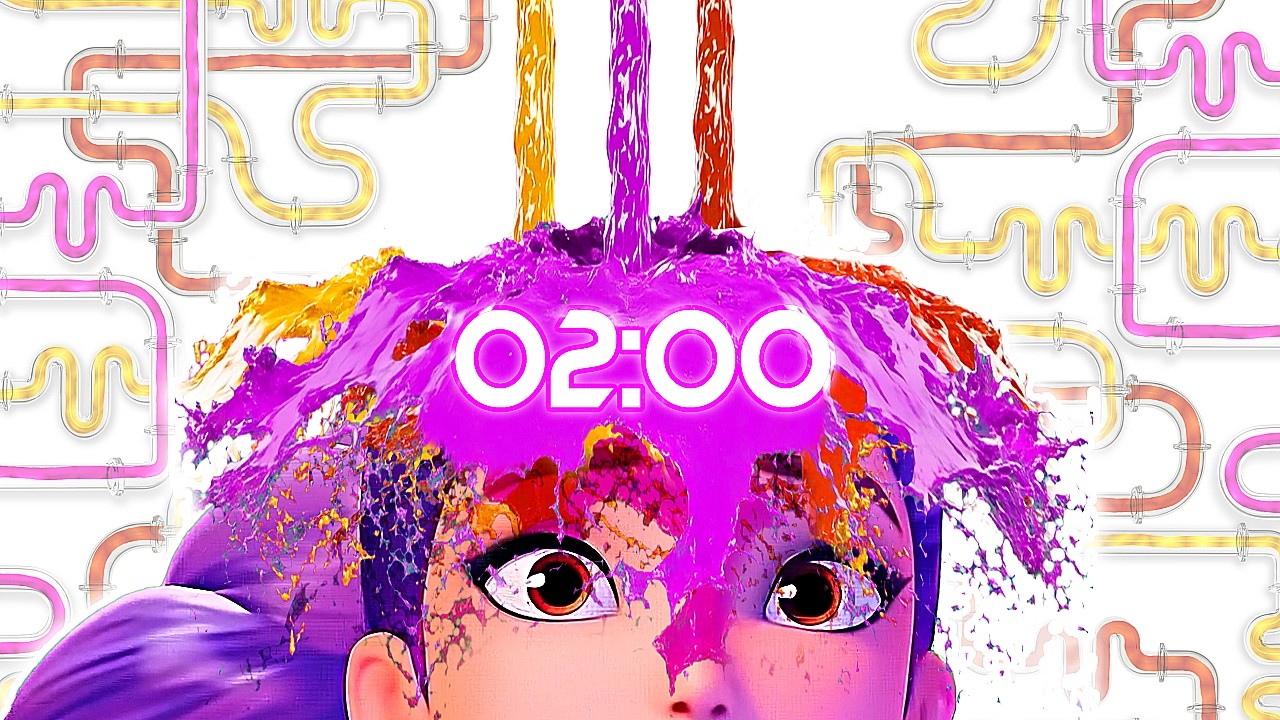 2 MINUTE Timer - RUMI (SLIME MAZE)​ 🟣​⚔️​​​ Kpop DH Countdown with Music