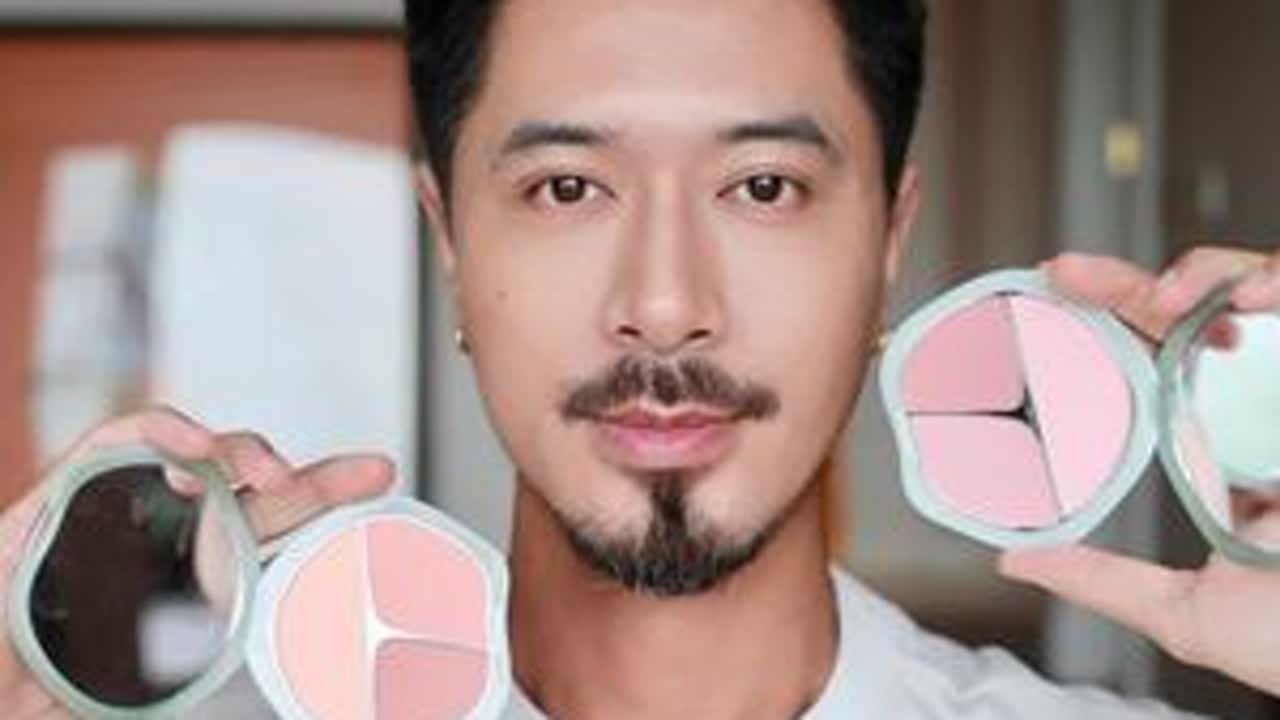 如何打腮红显气色又修饰脸型？方圆脸、菱形脸、瘦长脸的进！#新手化妆教程 #腮红的正确画法 #彩棠#这个视频有点潮  @抖音小助手