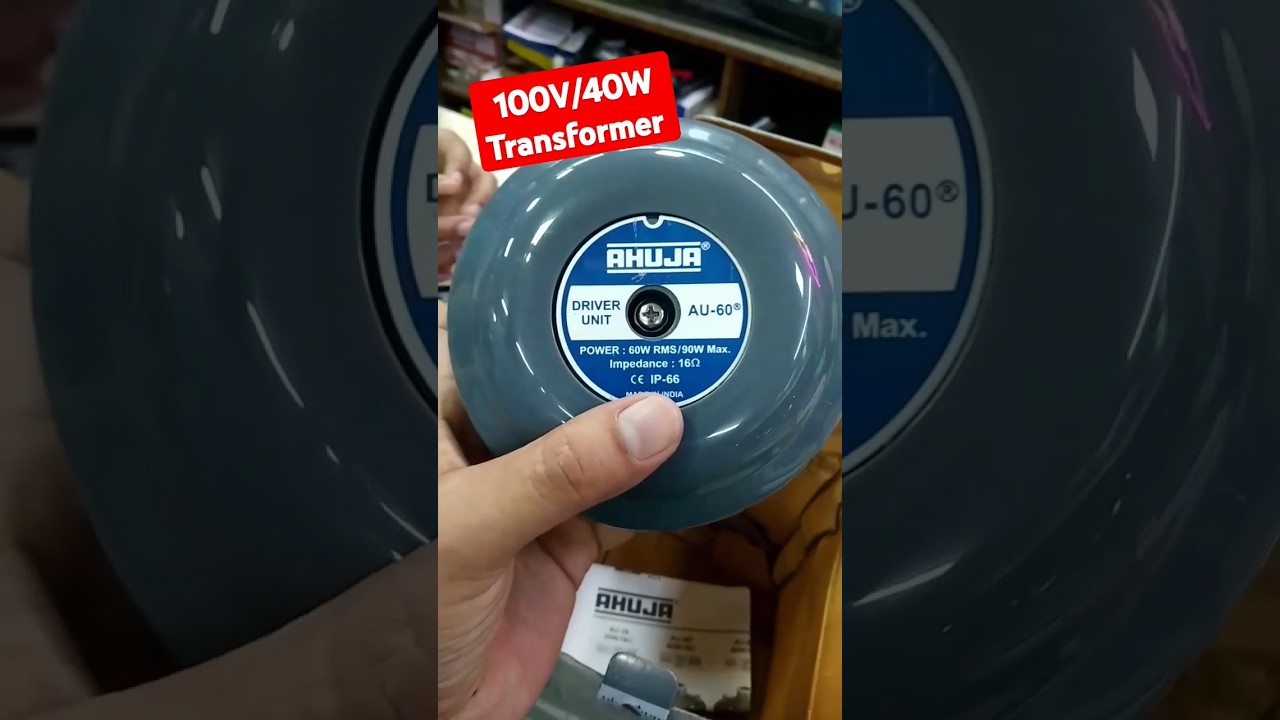 100V/40W #transformers #unboxing  & #review Ahuja #driver unit #model AU-60 #amplifier