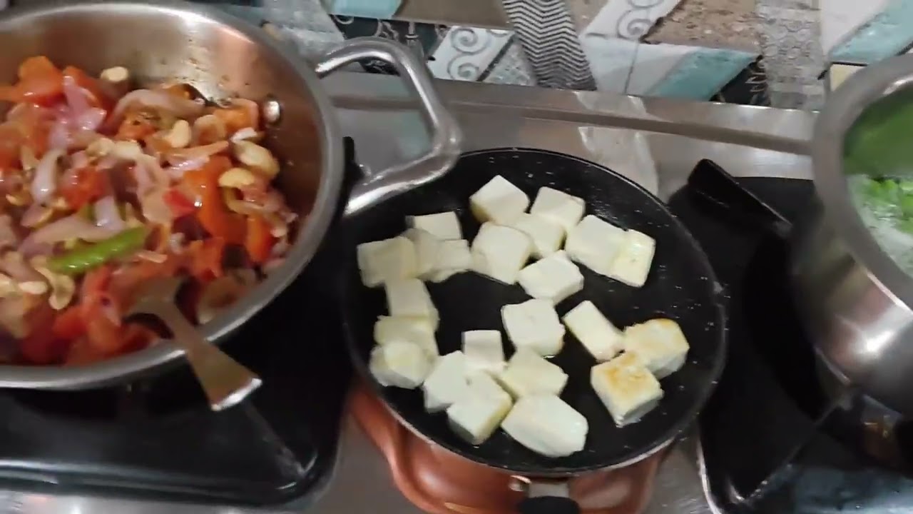 Paneer matar bhaji recipe 😊