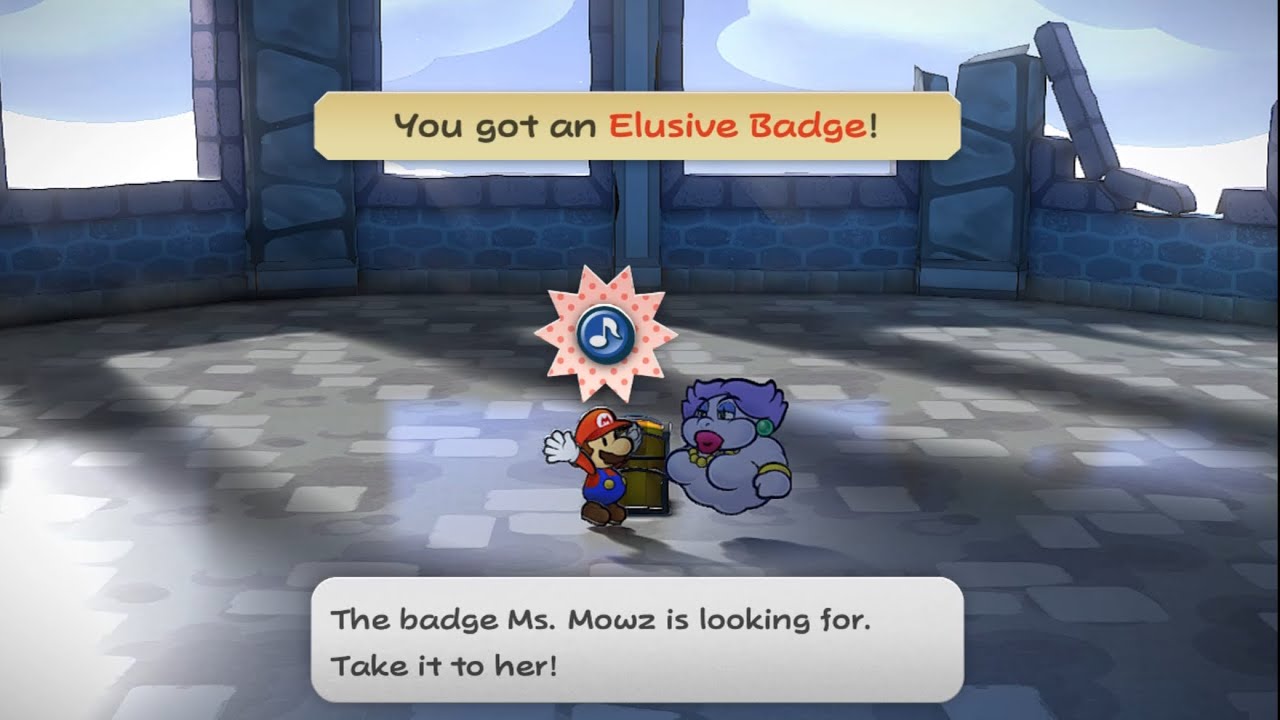 Paper Mario: The Thousand Year Door - Elusive Badge Location
