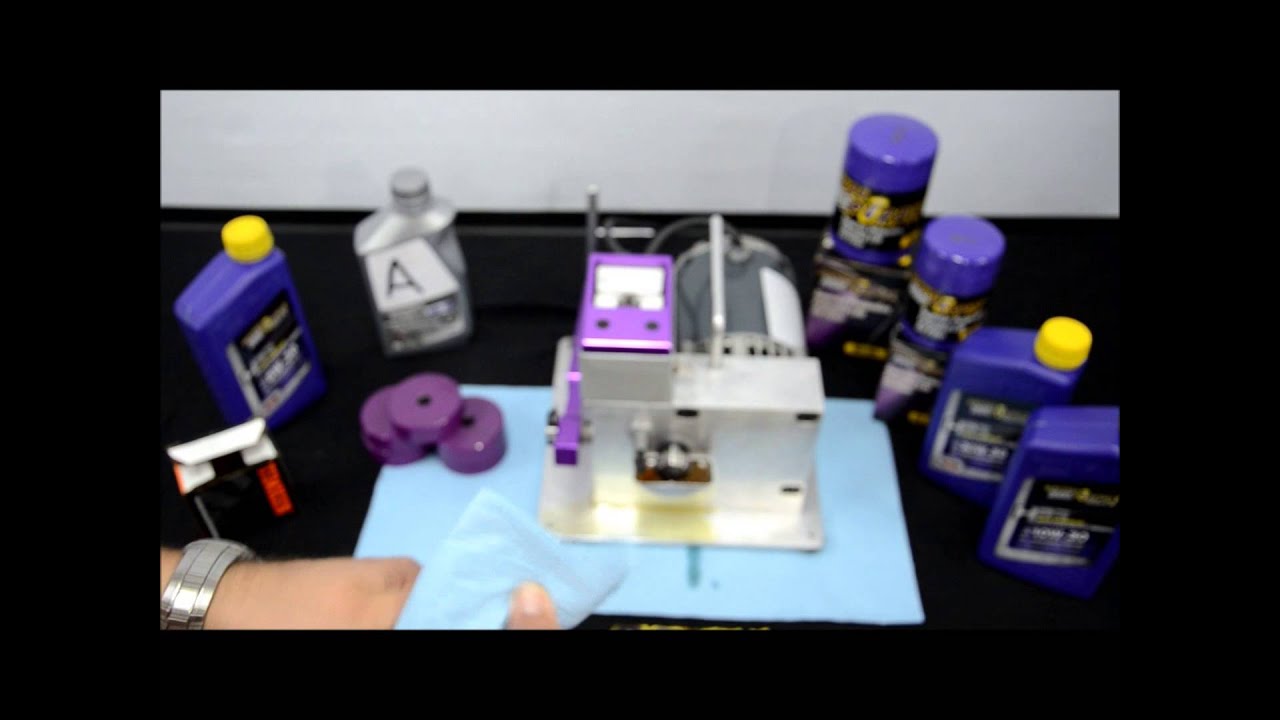 Aceite Sintetico Royal Purple, HPS 5w30 Motor Oil Prueba Timken A