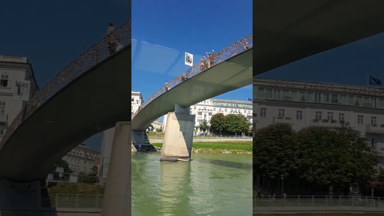 Salzach River ship ride in Salzburg #travel #salzachriver #salzburg #mozartcity