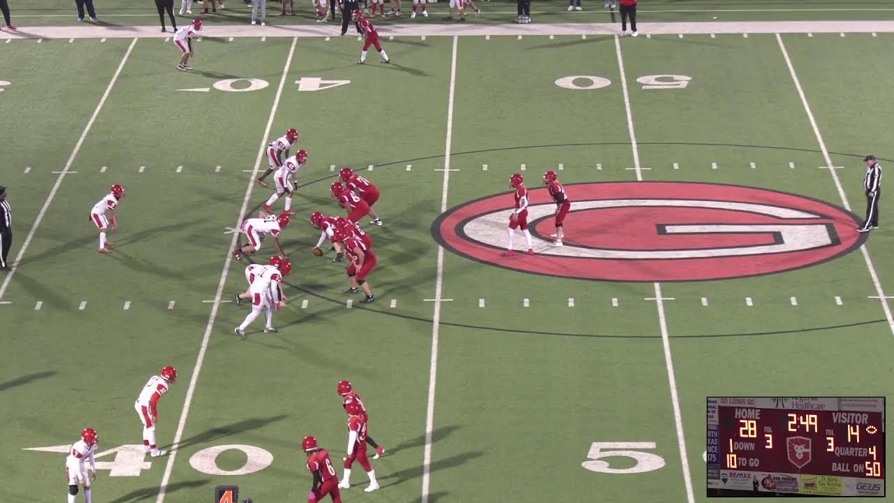 Greenville High School Football Lions Vs. Terrell (Freshman)