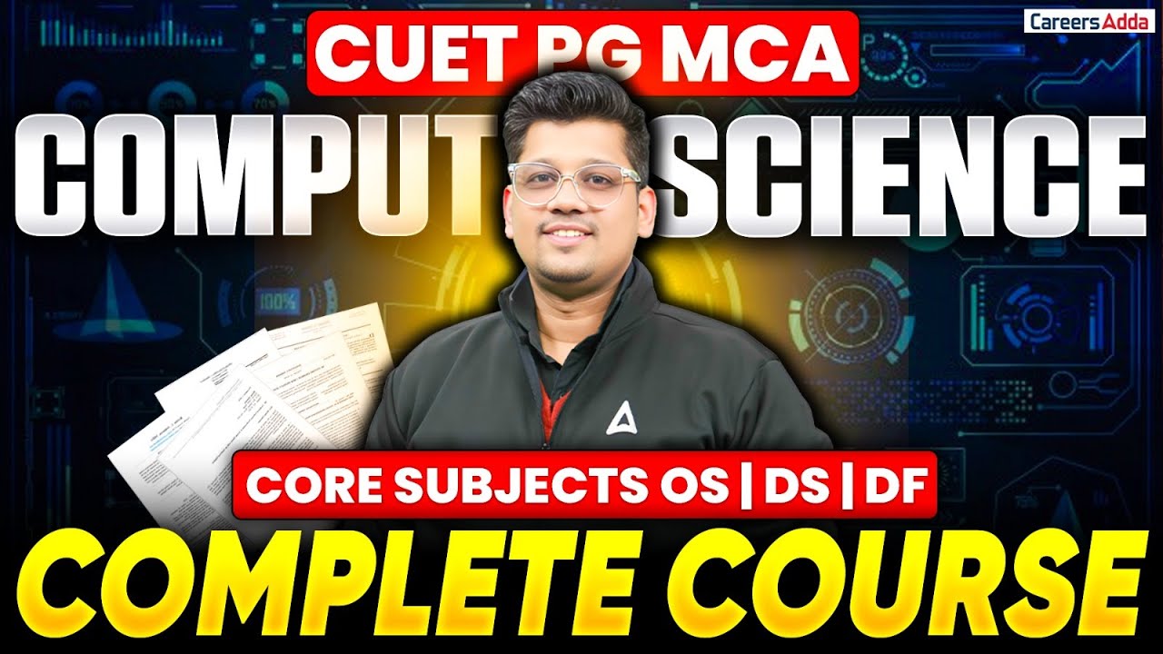 CUET PG MCA 2026 🔥 Core Subjects Complete Course | OS, DS, DF