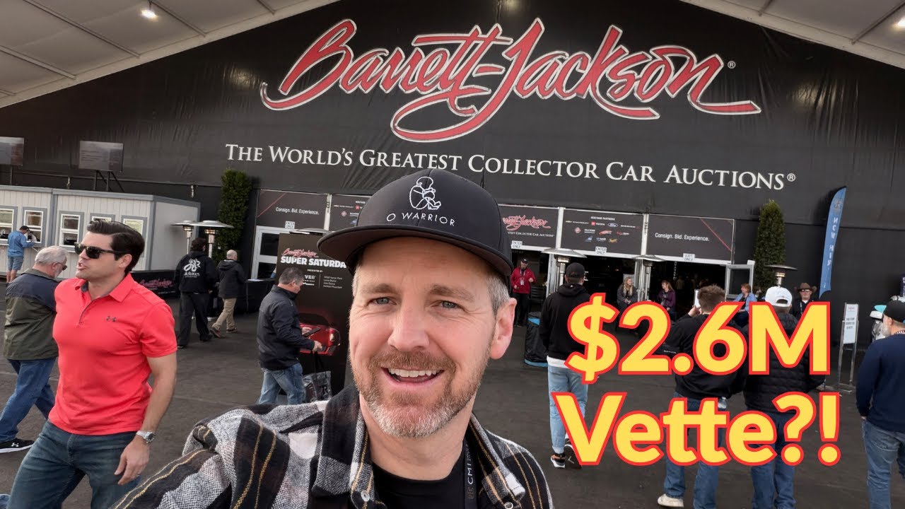$2.6 MILLION Charity Corvette?! | Barrett-Jackson 2026 Scottsdale