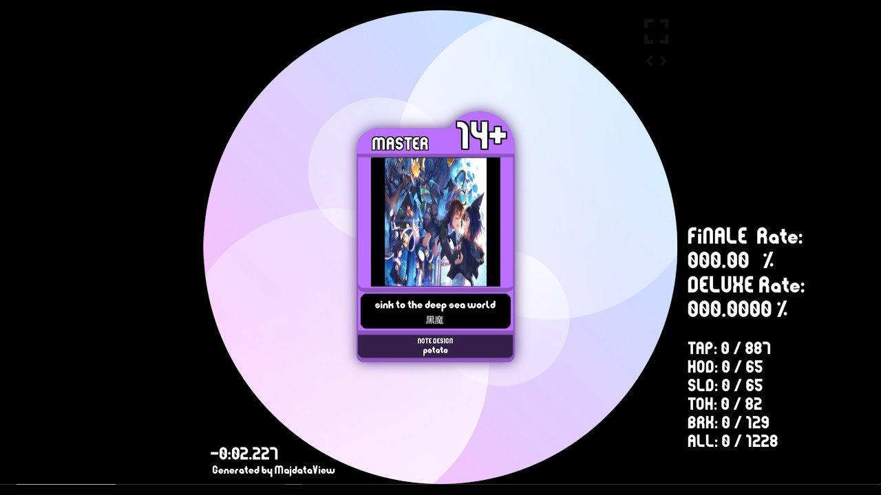 【maimai創作譜面】Chroma - sink to the deep sea world (Lv 14+)