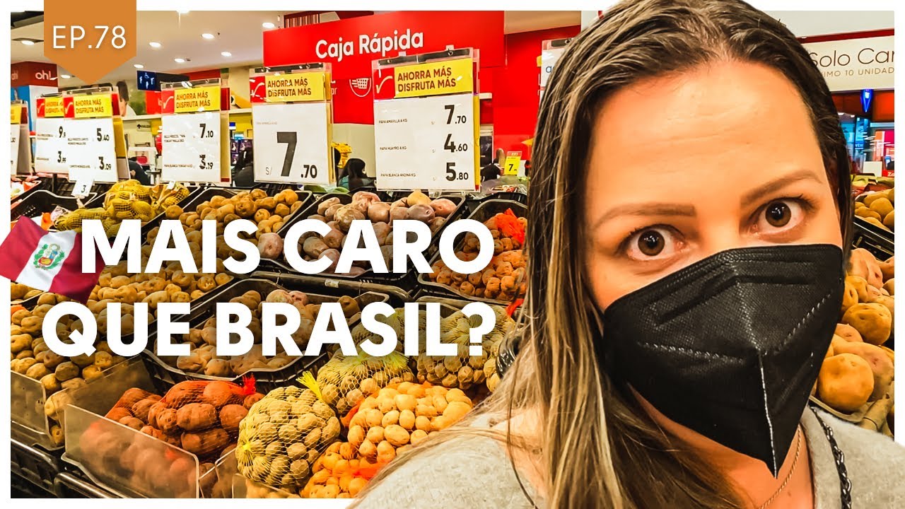 Preços no supermercado do Peru: o que está acontecendo? O sol vale mais que o real?