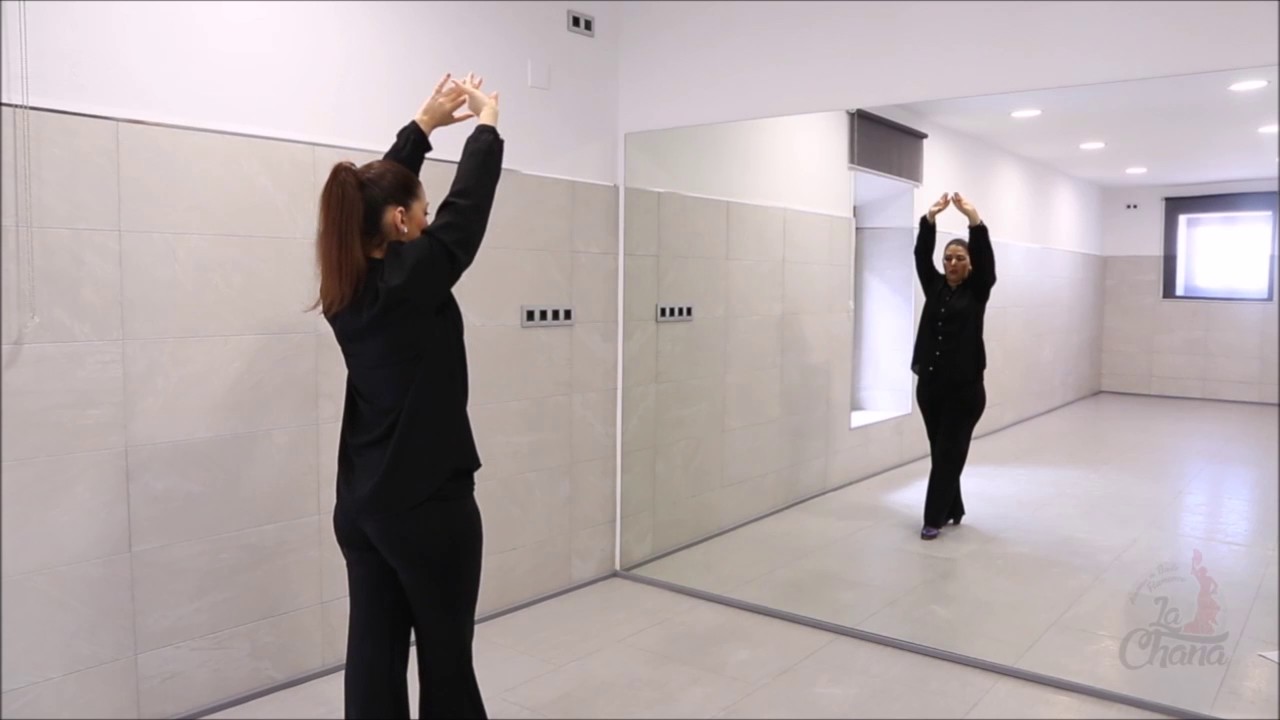 Video 7.Tutorial aprender a bailar sevillanas.Brazos de la 2ª. Curso Online. Academia La Chana Écija