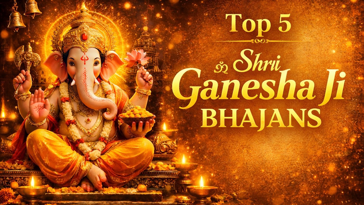 Top 5 Shri Ganesha Ji Bhajans 🙏 Powerful Ganesh Bhakti Songs | Ganpati Bappa Morya