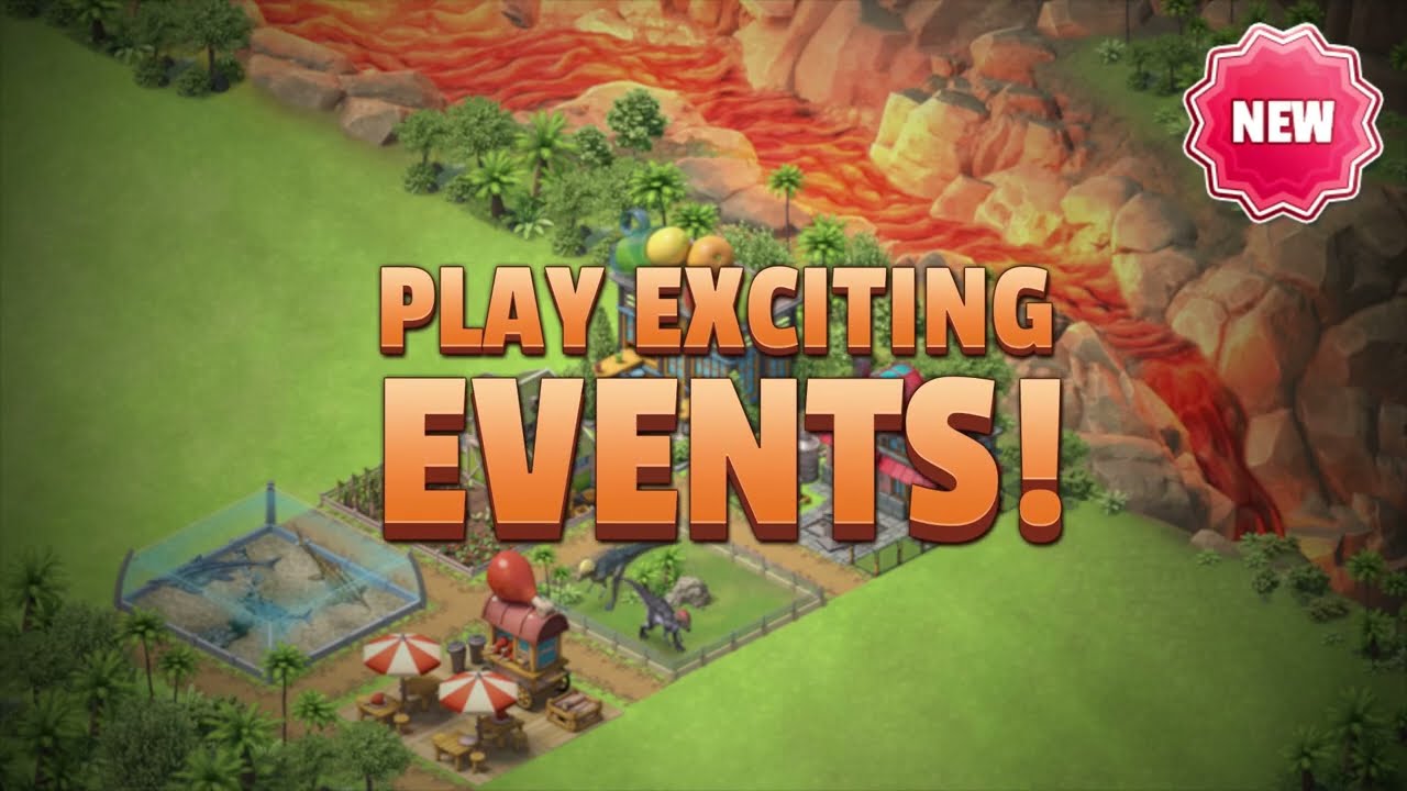 Play the new exciting events in Jurassic Dinosaur. Collect fossils and many rewards!
