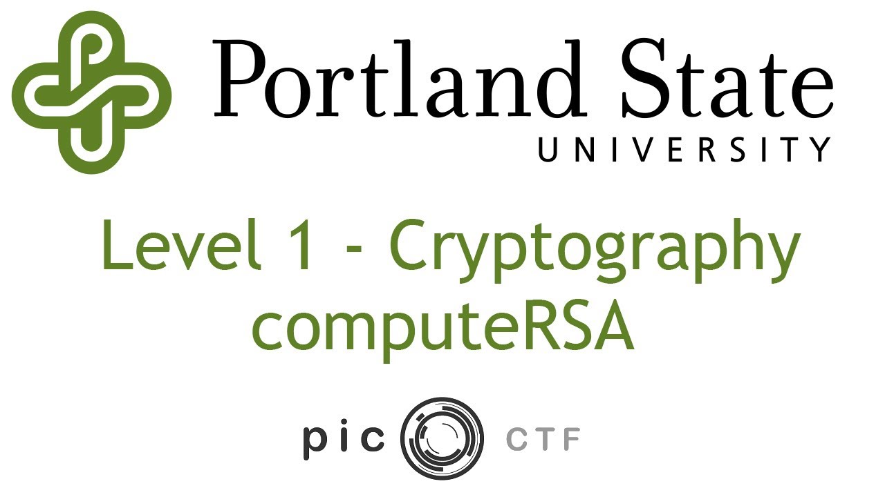 PicoCTF 2017 - computeRSA Walkthrough