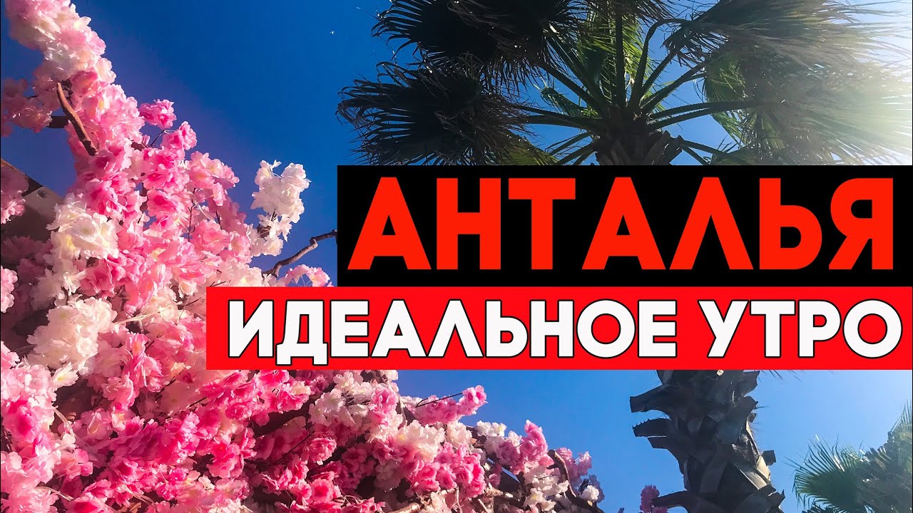 Анталья. Идеальное утро пакетного туриста в Турции
