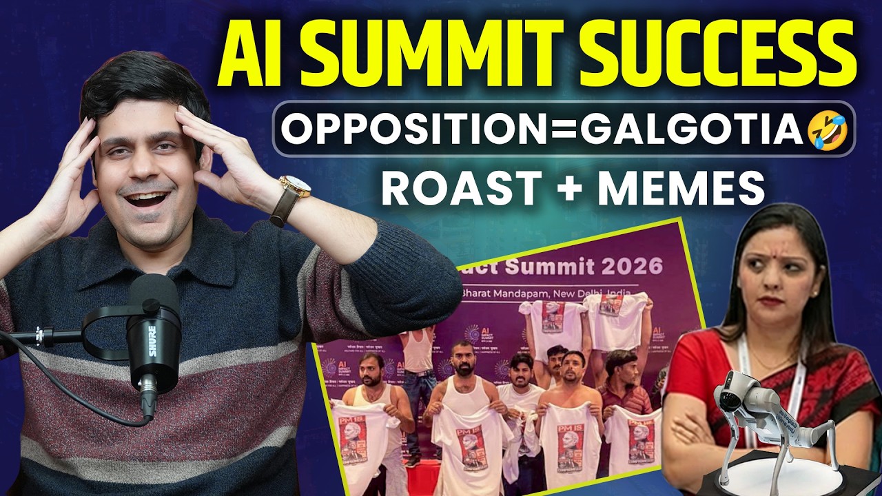 AI SUMMIT SUCCESS | MELTDOWN OF CONGRESS AND GALGOTIA 🔥 EPIC ROAST & MEMES 😂