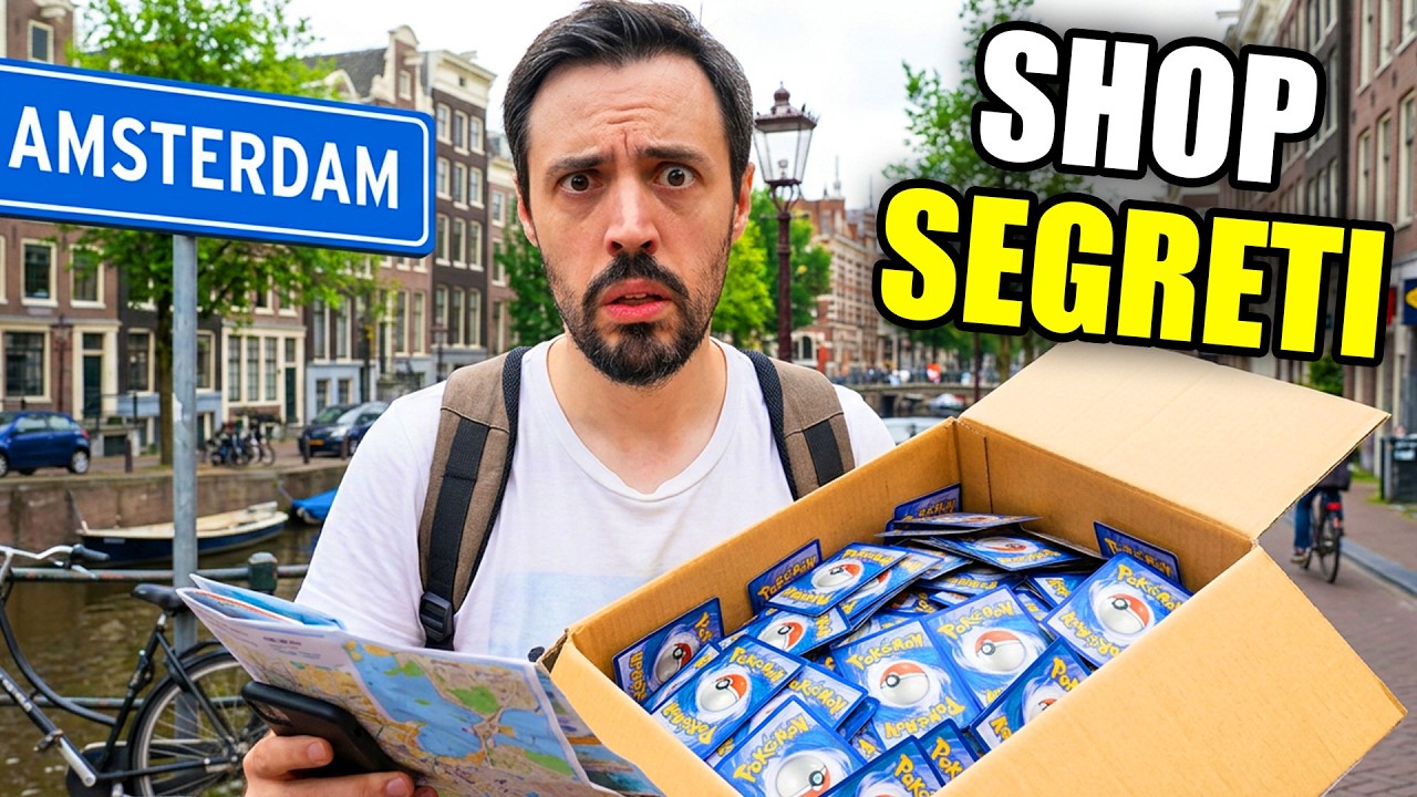 24 ORE ad AMSTERDAM per Cercare le Carte Pok&eacute;mon PI&Ugrave; RARE