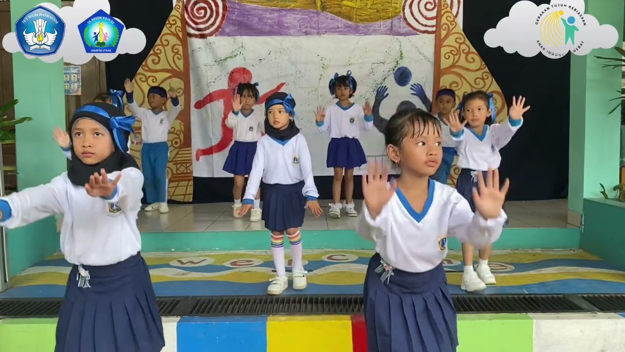 Lomba Senam Anak Indonesia Hebat TK NEGERI KOJA 02 DKI Jakarta
